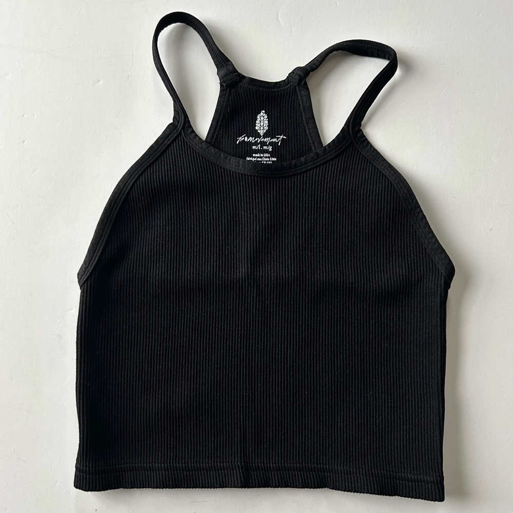 ☀️ (A333) NEW People Movement Happiness Runs Tank Top. Black. Size: M/L - Picture 3 of 8